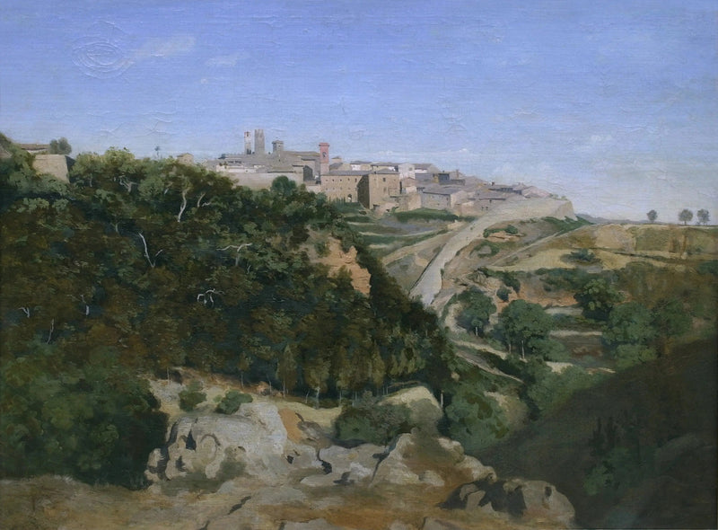 Volterra, die Gemeinde - Jean-Baptiste Camille Corot