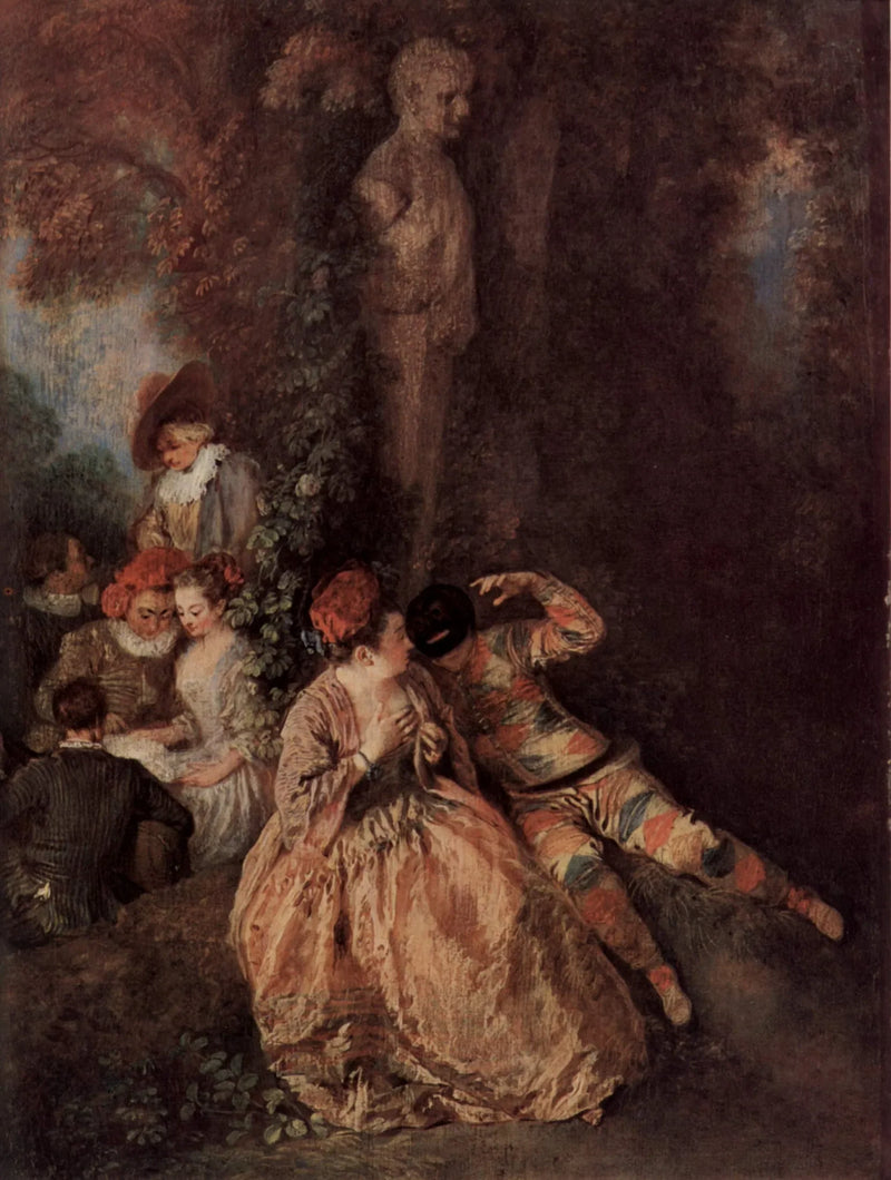 Möchten Sie die Schönen besiegen? - Antoine Watteau