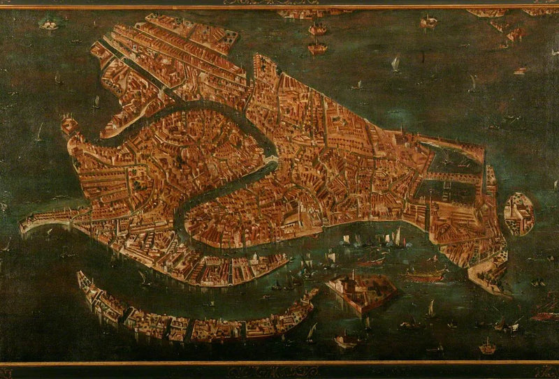 Luftaufnahme von Venedig - Francesco Guardi