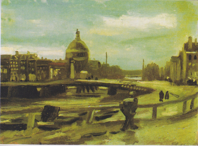 Blick auf Amsterdam vom Hauptbahnhof aus - Vincent van Gogh