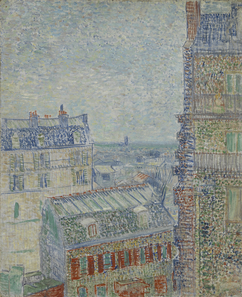 Blick auf die Dächer von Paris - Vincent van Gogh