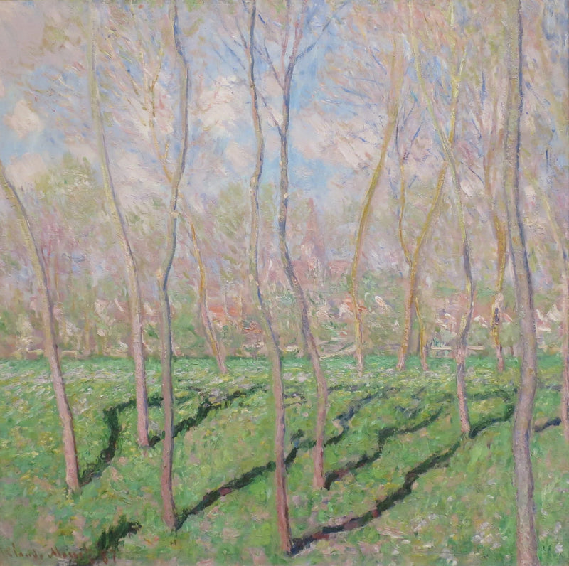 Blick auf Bennecourt W1125 - Claude Monet
