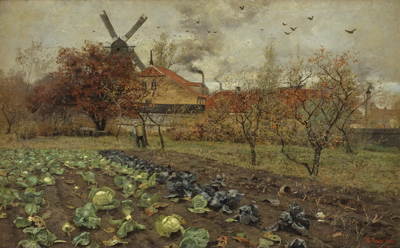 Blick auf Amerikavej in Kopenhagen - Frits Thaulow