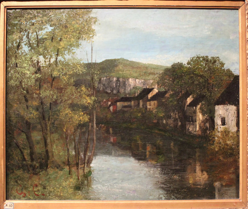 Aussicht von Ornans - Gustave Courbet