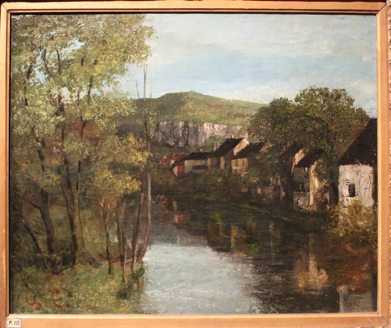 Aussicht von Ornans - Gustave Courbet