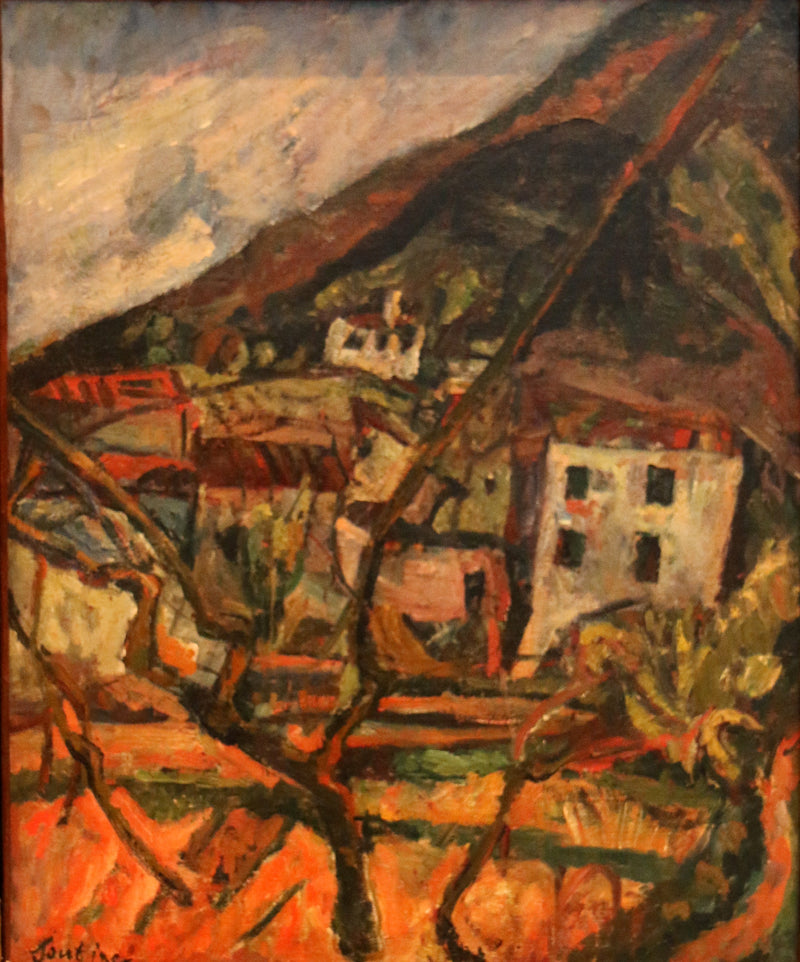 Blick auf ein Dorf, Céret im Roussillon - Chaim Soutine