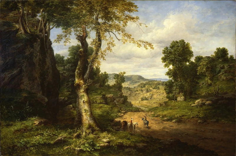 Blick im Berkshire County, Massachusetts, nach einem Sturm im September - George Inness