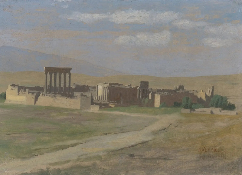 Blick auf Baalbek - Jean-Léon Gérôme