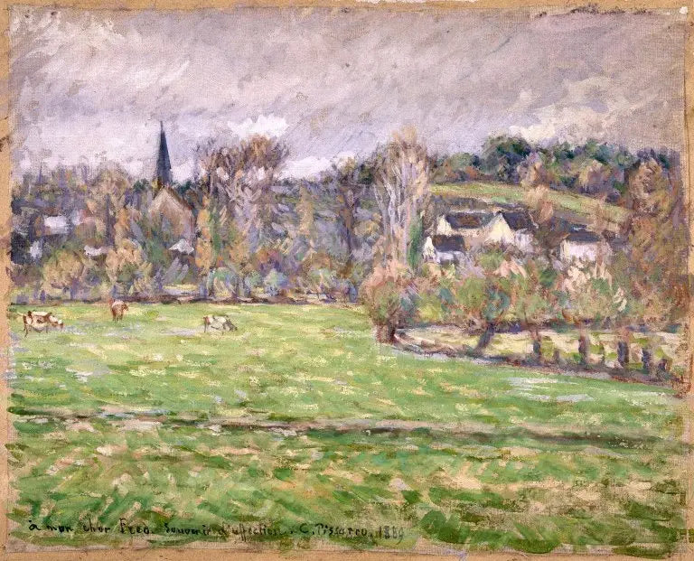 Ansicht von Bazincourt - Camille Pissarro