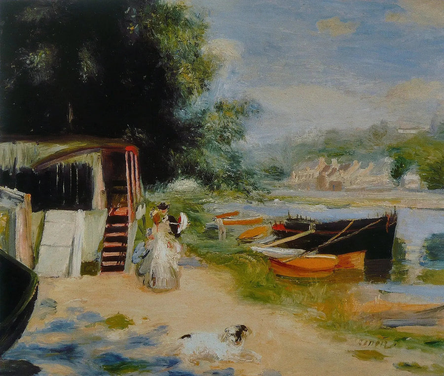 Blick auf Bougival - Pierre-Auguste Renoir