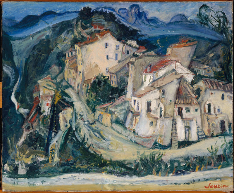 Blick auf Cagnes - Chaim Soutine