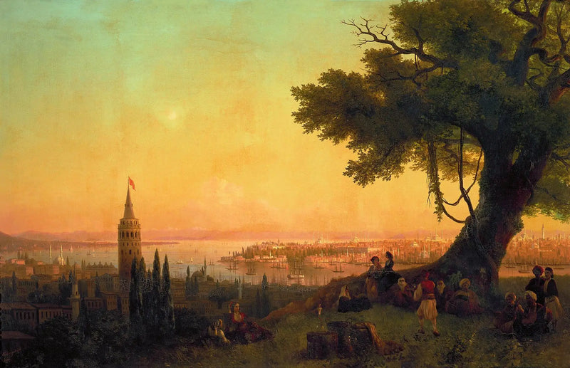 Blick auf Konstantinopel im Abendlicht - Ivan Aïvazovski