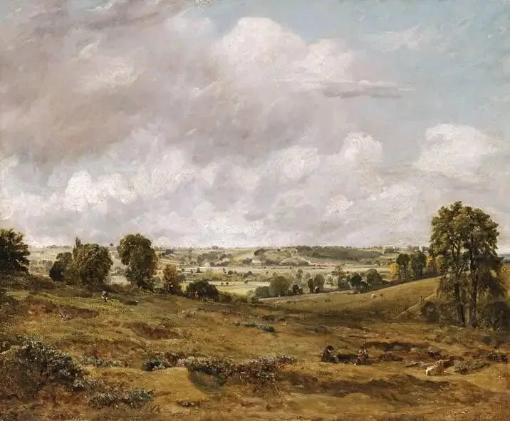 Vue de Dedham Vale depuis East Bergholt - John Constable image 1 reproduction artisanale de tableau