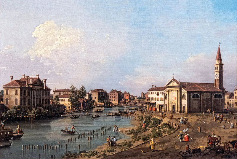 Blick auf Dolo - Canaletto