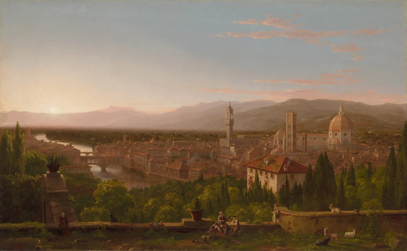 Blick auf Florenz vom San Miniato - Thomas Cole
