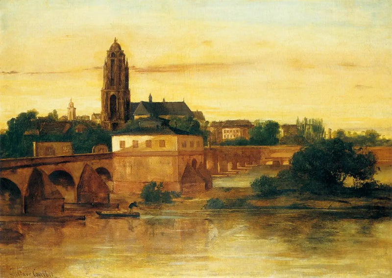 Ansicht von Frankfurt am Main - Gustave Courbet