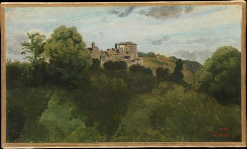 Blick auf Genzano - Jean-Baptiste Camille Corot