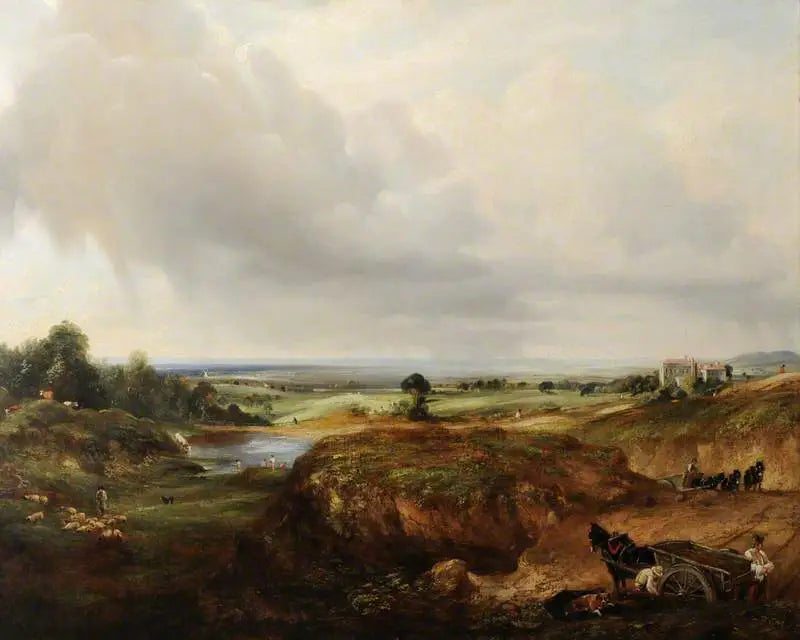 Blick auf Hampstead Heath - John Constable