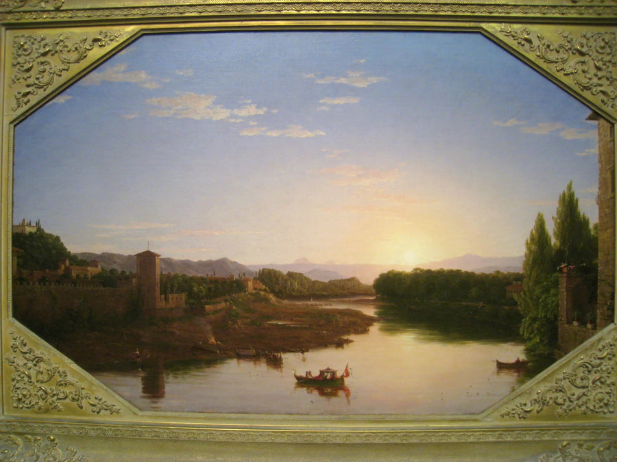 Blick auf den Arno, bei Florenz - Thomas Cole