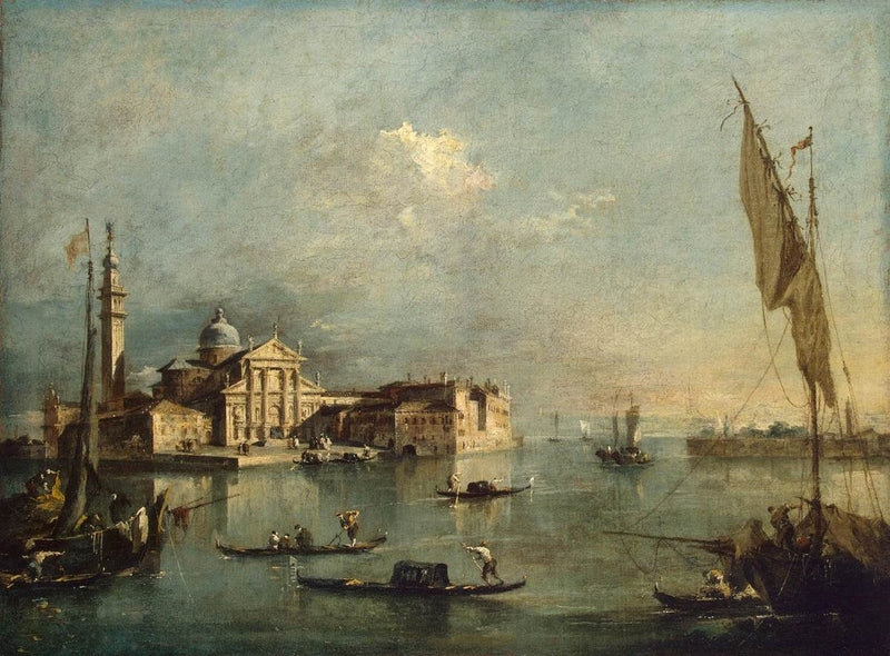 Blick auf die Insel San Giorgio Maggiore - Francesco Guardi