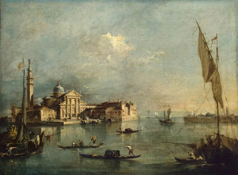 Blick auf die Insel San Giorgio Maggiore - Francesco Guardi
