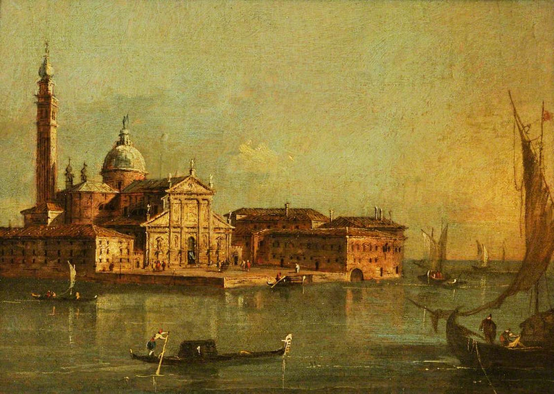 Blick auf die Insel San Giorgio Maggiore, Venedig - Francesco Guardi