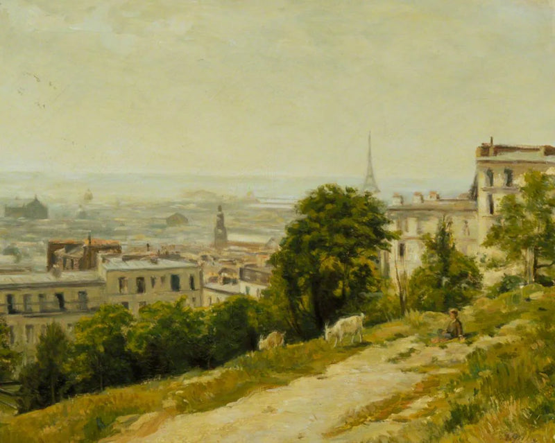 Blick auf den Hügel, Montmartre - Stanislas Lépine