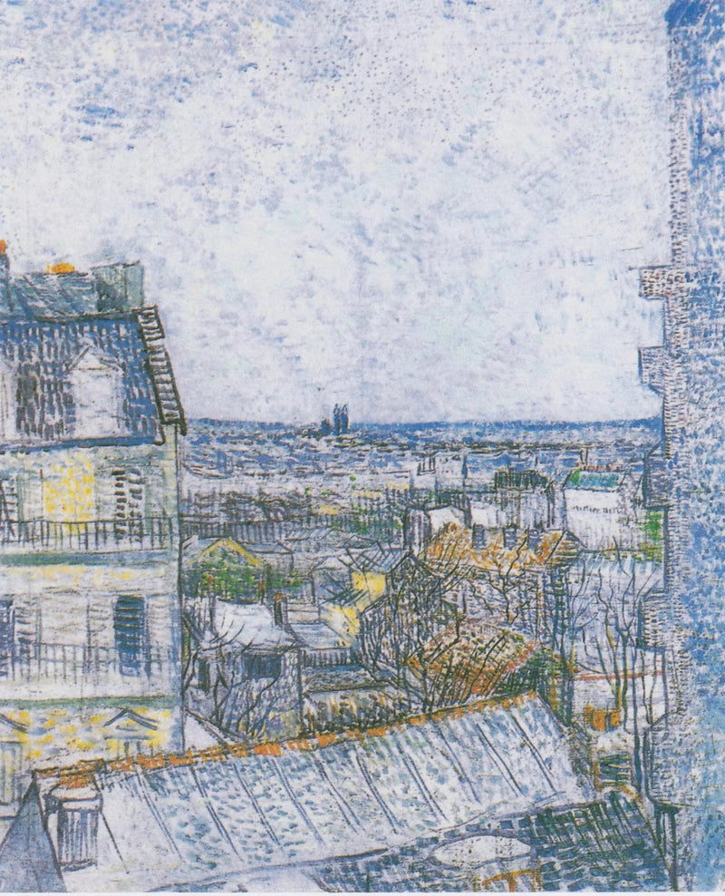 Blick ins Atelier des Künstlers, Rue Lepic - Vincent van Gogh