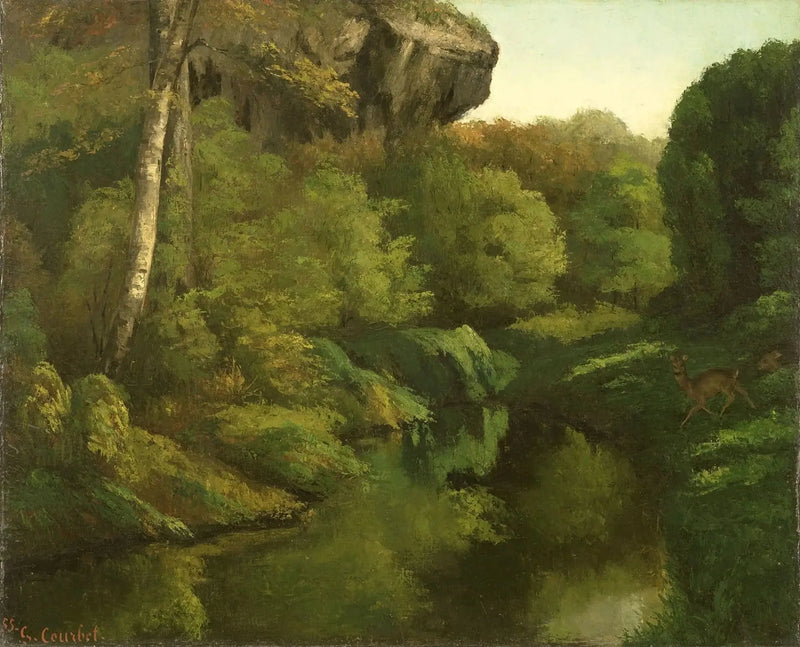 Blick auf den Wald von Fontainebleau - Gustave Courbet