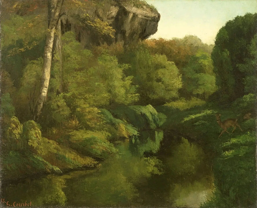 Blick auf den Wald von Fontainebleau - Gustave Courbet