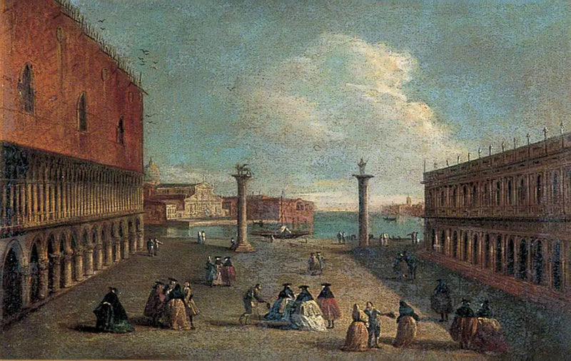 Blick auf die Piazzetta, Venedig - Canaletto