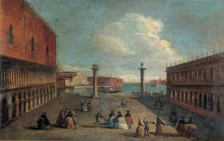 Blick auf die Piazzetta, Venedig - Canaletto