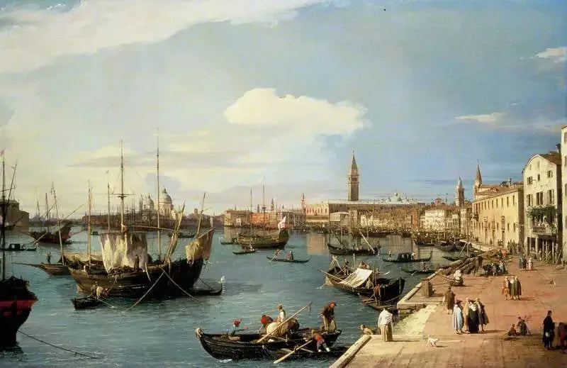 Blick auf die Riva degli Schiavoni - Canaletto
