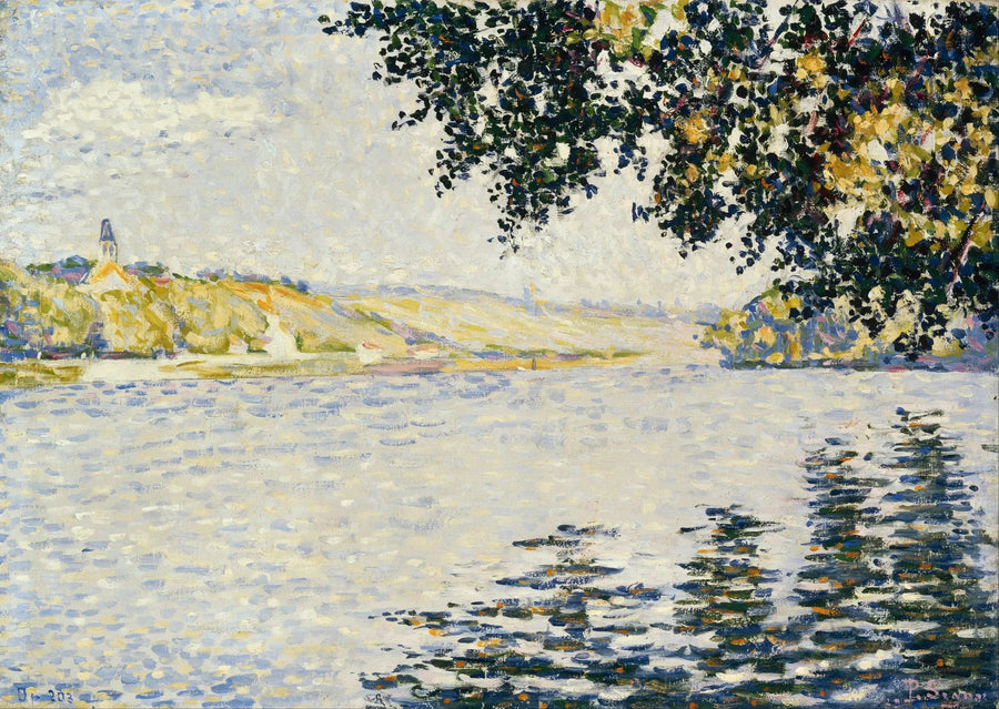 Ansicht der Seine in Herblay - Paul Signac