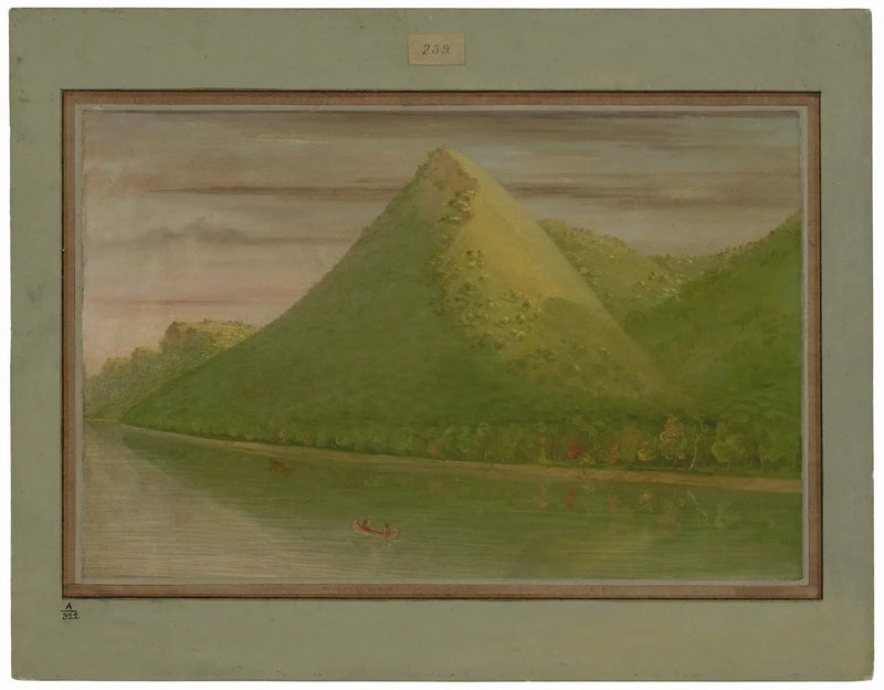 Blick auf die « Tente du Brochet » - George Catlin