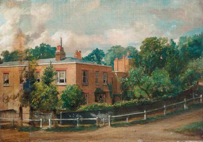 Blick von der unteren Terrasse, Hampstead - John Constable