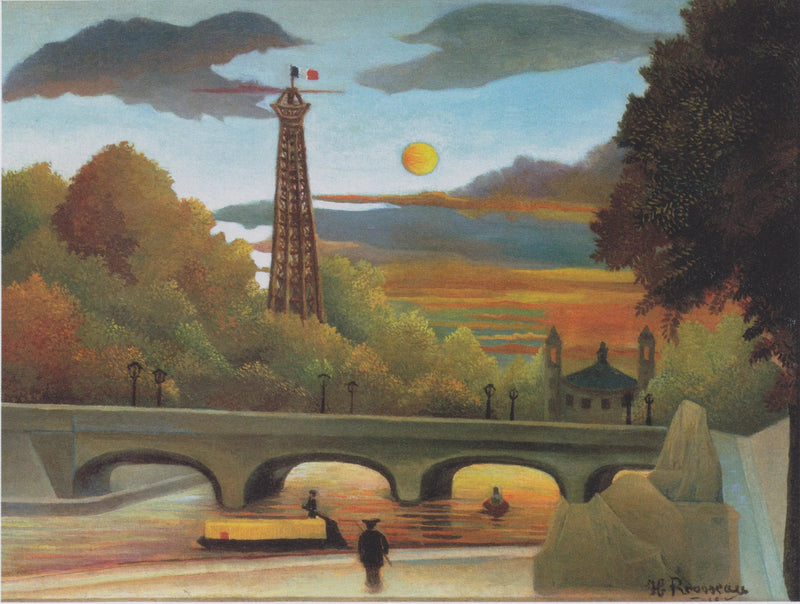 Blick auf den Eiffelturm - Henri Rousseau