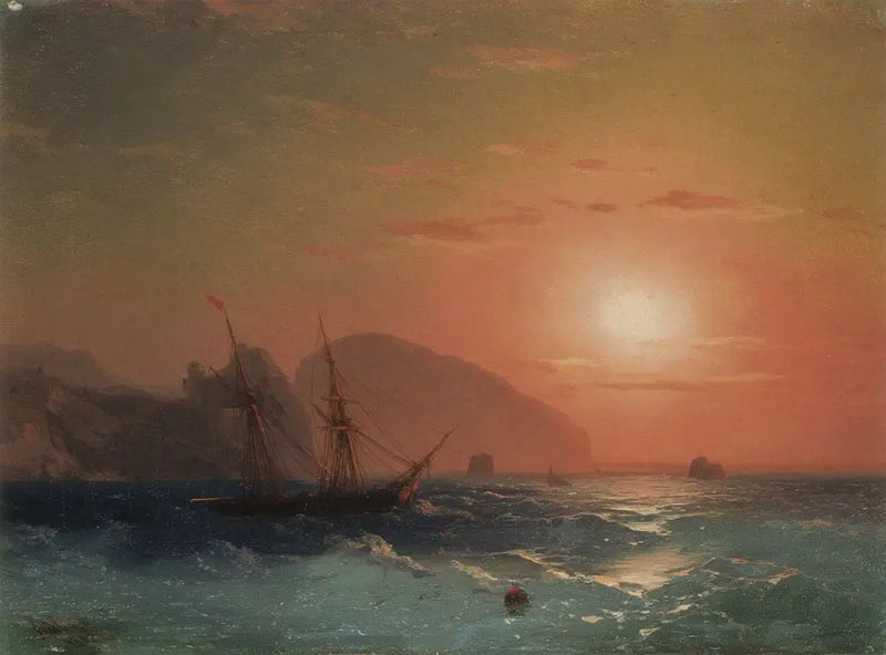 Blick auf die Ayu Dag Krim - Ivan Aïvazovski
