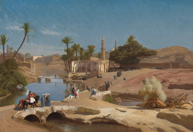 Blick auf Médinet El-Fayoum - Jean-Léon Gérôme