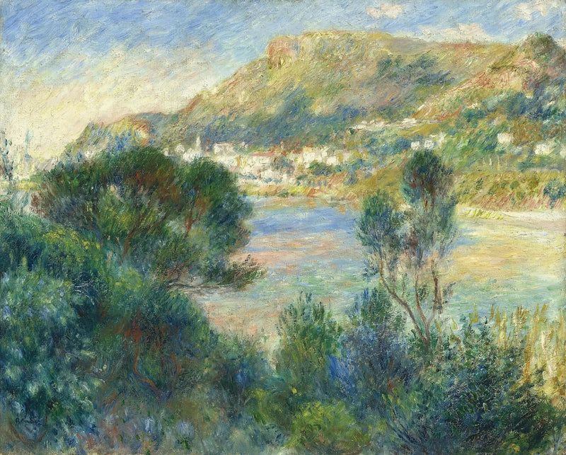 Blick auf Monte Carlo vom Cap Martin - Pierre-Auguste Renoir