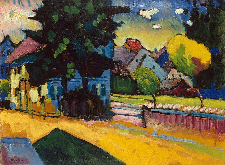 Blick auf Murnau - Vassily Kandinsky