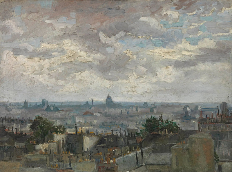 Ansicht von Paris - Vincent van Gogh