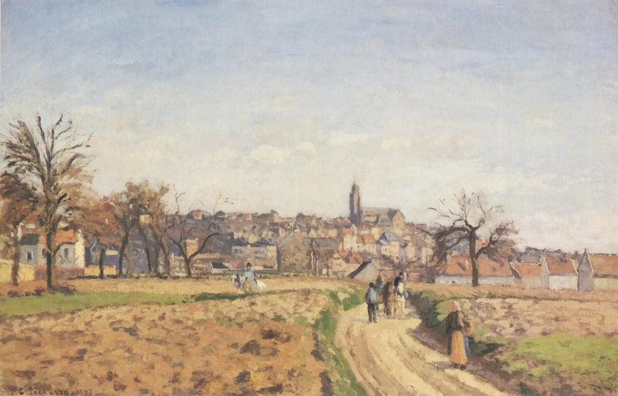 Ansicht von Pontoise - Camille Pissarro
