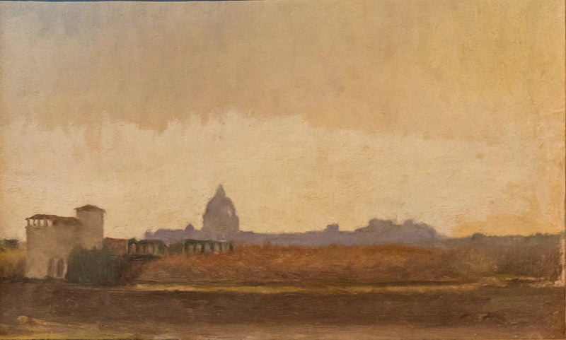 Blick auf Rom vom Ufer des Tiber - Edgar Degas