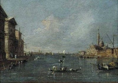 Ansicht von S. Giorgio Maggiore, Venedig - Francesco Guardi