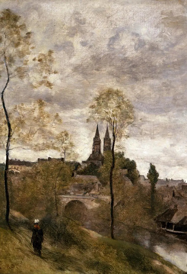Blick auf Saint-Lô - Jean-Baptiste Camille Corot