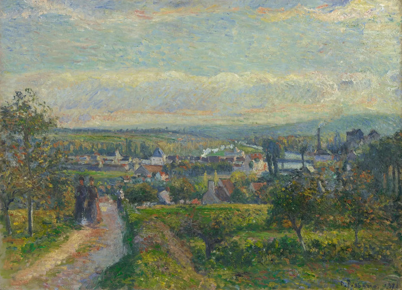 Ansicht von Saint-Ouen-l'Aumône - Camille Pissarro
