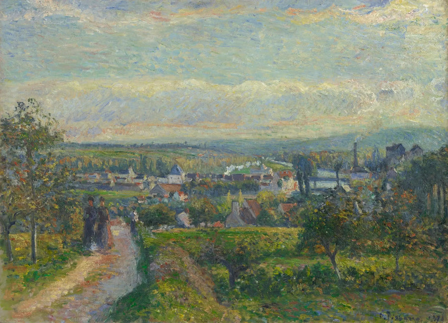 Ansicht von Saint-Ouen-l'Aumône - Camille Pissarro