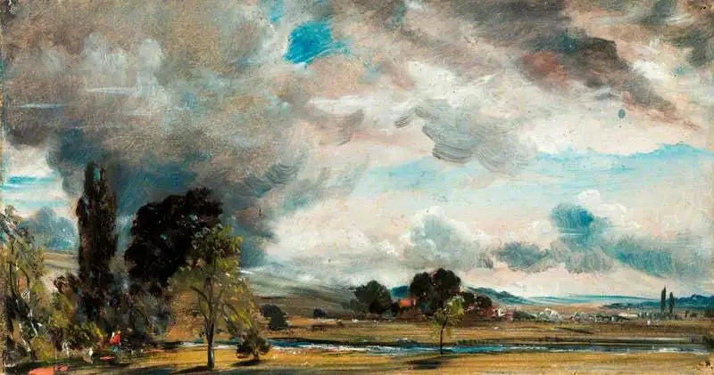 Blick auf Salisbury, vom Bibliothek des Hauses des Archidiakons Fisher - John Constable