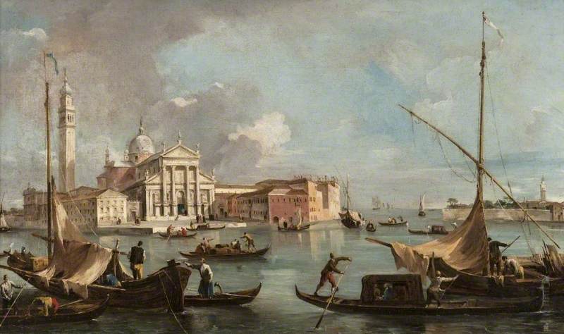 Blick auf San Giorgio Maggiore, Venedig - Francesco Guardi
